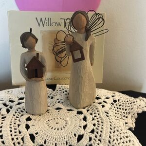 Willow Tree Vintage Set of 2-MI CASA 2004 &ANGEL of HOPE 2000-Excellent Cond
